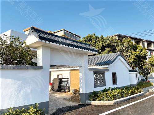 石家莊合成ASA樹脂瓦工廠批發(fā)價(jià) 四合院涼亭仿古別墅瓦 耐酸堿不易腐蝕耐抗沖擊塑膠瓦