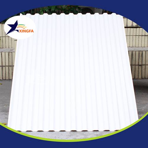 石家莊加強(qiáng)版3.5厚度藍(lán)面白底PVC塑料瓦 陶瓷原料化工廠用pvc波紋瓦 出廠價(jià)直銷(xiāo)全國(guó)